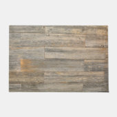 Rustikale Holzkornplatten Fußmatte (Vorderseite)