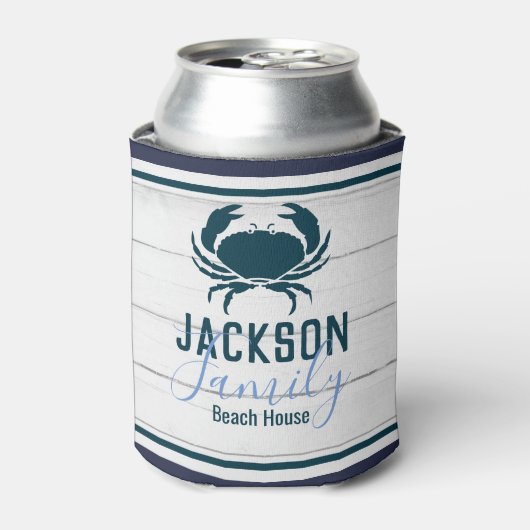 Rustikale Holzkrebsküste Dosenkühler (Kanne Vorderseite)