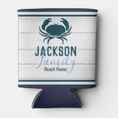 Rustikale Holzkrebsküste Dosenkühler (Vorderseite)