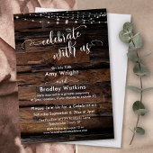 Rustikale Holzleuchten feiern mit uns Einladung