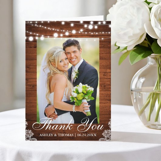 Rustikale Holzleuchten Hochzeit Danke Falten