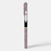 Rustikale Holzmaserung Anpassbarer Name Case-Mate iPhone Hülle (Rückseite / Links)