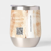 Rustikale Holzmaserung Benutzerdefiniertes Logo & (Rechts)