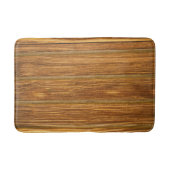 Rustikale Holzmatte Bath Mat - Natural & Absorbent Badematte (Vorderseite)