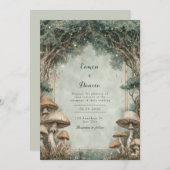 Rustikale Holzmesse Einladung (Vorne/Hinten)