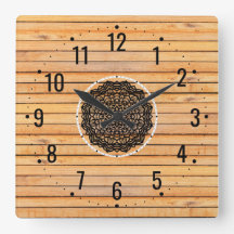 Rustikale Holzmuster-Dekoration - minimale Dekorat