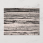 Rustikale Holzplanen Postkarte (Vorderseite)