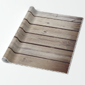 Rustikale Holzplatten Geschenkpapier (Ungerollt)
