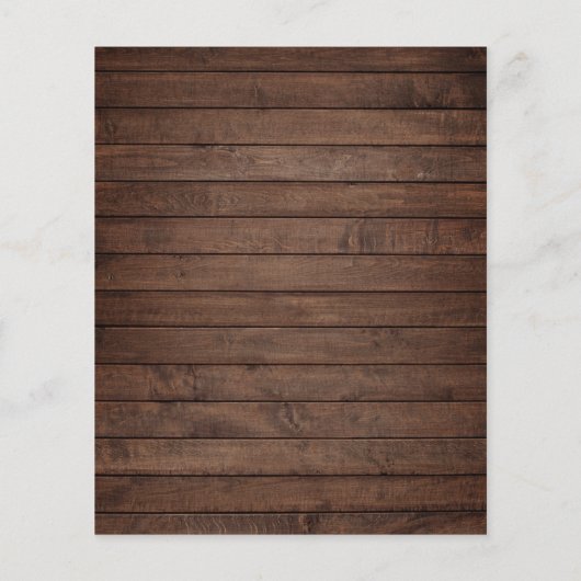 Rustikale Holzsägemeißelleuchten und Hochzeitslipp (Rückseite)