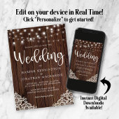 Rustikale Holzsäulenleuchten stehen auf einer Hoch Einladung