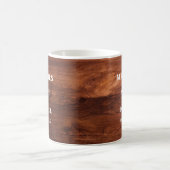 Rustikale Holzscheune Korn Hochzeit Kaffeetasse (Mittel)