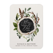 Rustikale Holzschnitzereizeit retten das Datum Magnet (Vertikal)