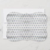 Rustikale Holzseife und Babydusche Einladung (Rückseite)