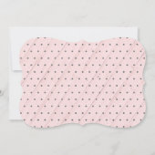 Rustikale Holzseife und Babydusche Einladung (Rückseite)