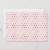 Rustikale Holzseife und Babydusche Einladung (Rückseite)