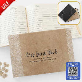 Rustikale Holzspur nach Maß Gästebuch