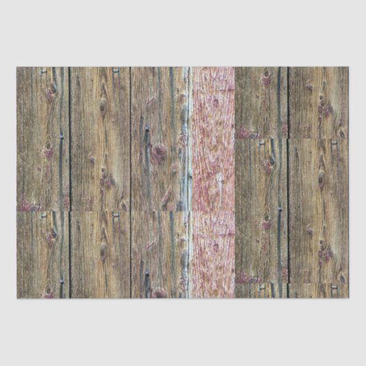 Rustikale Holzstästenpanels Seidenpapier (Vorderseite)