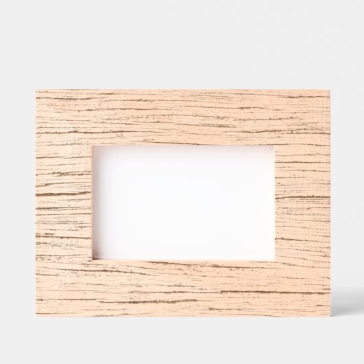 Rustikale Holzstruktur Geätzte Rahmen (Vorderseite)