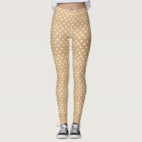 Rustikale Holztextur mit weißem Polka Dottern Must