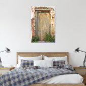 Rustikale Holztür in Mexiko Leinwanddruck (Insitu (Schlafzimmer))