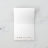 Rustikale Holzzaun-Karten Herz-Dankeschön-Hinweise Dankeskarte (Innenseite)