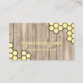 Rustikale Honeycomb Rure Raw Apiary Visitenkarte (Vorderseite)