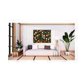 Rustikale Honeycomb Textured Abstrakt Art Poster