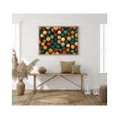 Rustikale Honeycomb Textured Abstrakt Art Poster