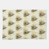 Rustikale Honigbiene Geschirrtuch (Horizontal)