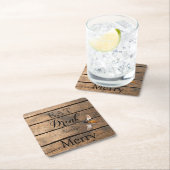 Rustikale Honigbiene Rechteckiger Pappuntersetzer (Vor Ort)