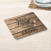 Rustikale Honigbiene Rechteckiger Pappuntersetzer (angewinkelt)