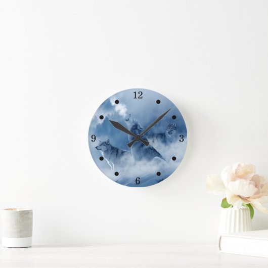 Rustikale Howling Wölfe rund um die Uhr (Zuhause)