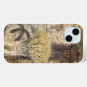 rustikale Hufeisen aus Stallholz Western Case-Mate iPhone Hülle (Rückseite (Horizontal))