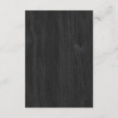 Rustikale Hufeisen & Blume Länderbeschreibung Begleitkarte (Rückseite)