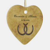 Rustikale Hufeisen erschüttert BG Keramikornament (Rechts)