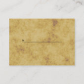 Rustikale Hufeisen gestörte BG-Platzkarten Platzkarte (Rückseite)