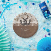 Rustikale Hufeisen und Hochzeitsslilien für Teller (Party)