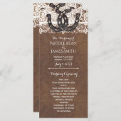 Rustikale Hufeisen und Spitzen-Western Programm (Vorne/Hinten)