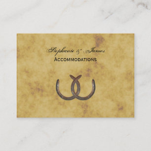 Rustikale Hufeisen Unterkünfte in BG gestört Begleitkarte