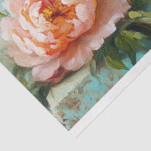 Rustikale Hühnerdraht-Korbgeweih-Peonies-Dekoupage Seidenpapier (Ausschnitt)