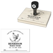 Rustikale Hühnereier Briefmarke Gummistempel (Stempel)