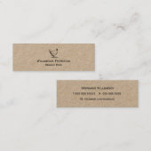 Rustikale Hühnerfarm|Bauer Bio Eier vermarkten Mini Visitenkarte (Vorne/Hinten)