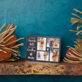 Rustikale Hundelokolade Keepake Foto Collage Fotoplatte (Seite)