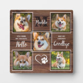 Rustikale Hundespeicherung 5 Foto-Collage für Haus Fotoplatte (Vorderseite)