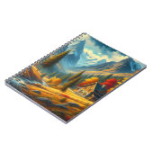 Rustikale Hütte, Herbst Notizblock (Linke Seite)