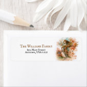 Rustikale Hütte im Herbst (Insitu)