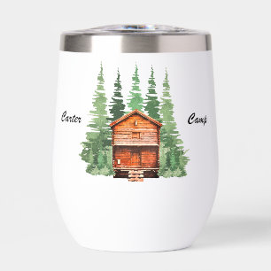 Rustikale Hütte im Wald