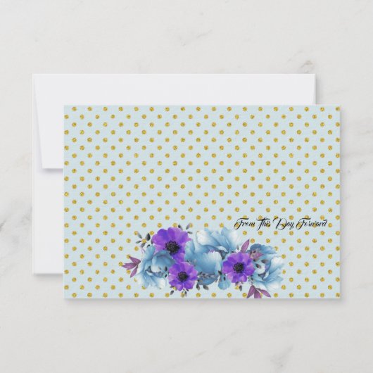 Rustikale Hütte Rose Frühjahrssaison-Suite Party RSVP Karte (Rückseite)