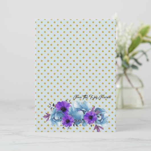 Rustikale Hütte Rose Hochzeitsfeier Einladung (Stehend Vorderseite)