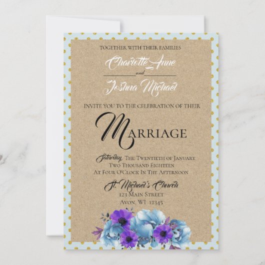 Rustikale Hütte Rose Hochzeitsfeier Einladung (Rückseite)